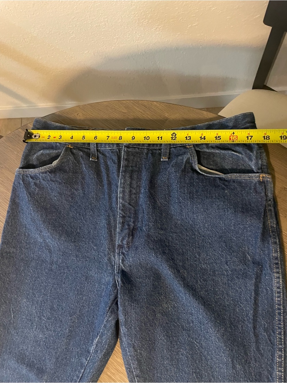 Rustler yellow patch made in USA